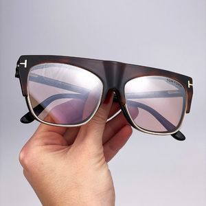 🔥 TOM FORD FT5690-B 001 Black Blue Block With Havana Magnetic Clip-On Unisex